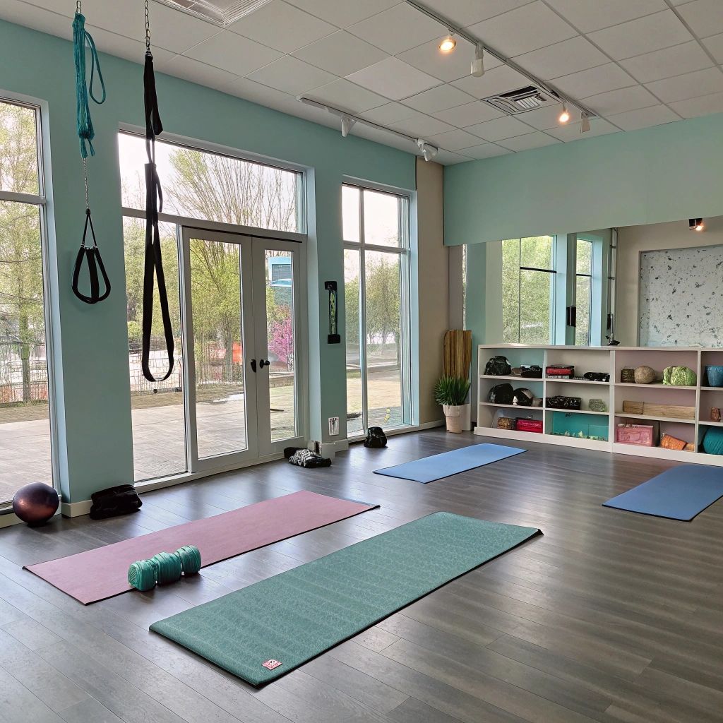 Helinova Stretching Studio Interiör